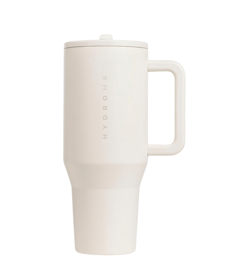 40oz TRAVEL TUMBLER- CREAM